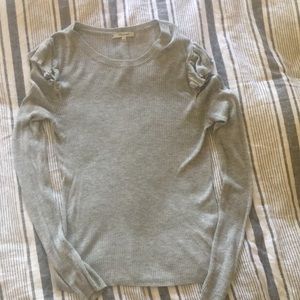 Madewell Ruffle Sleeve Shirt